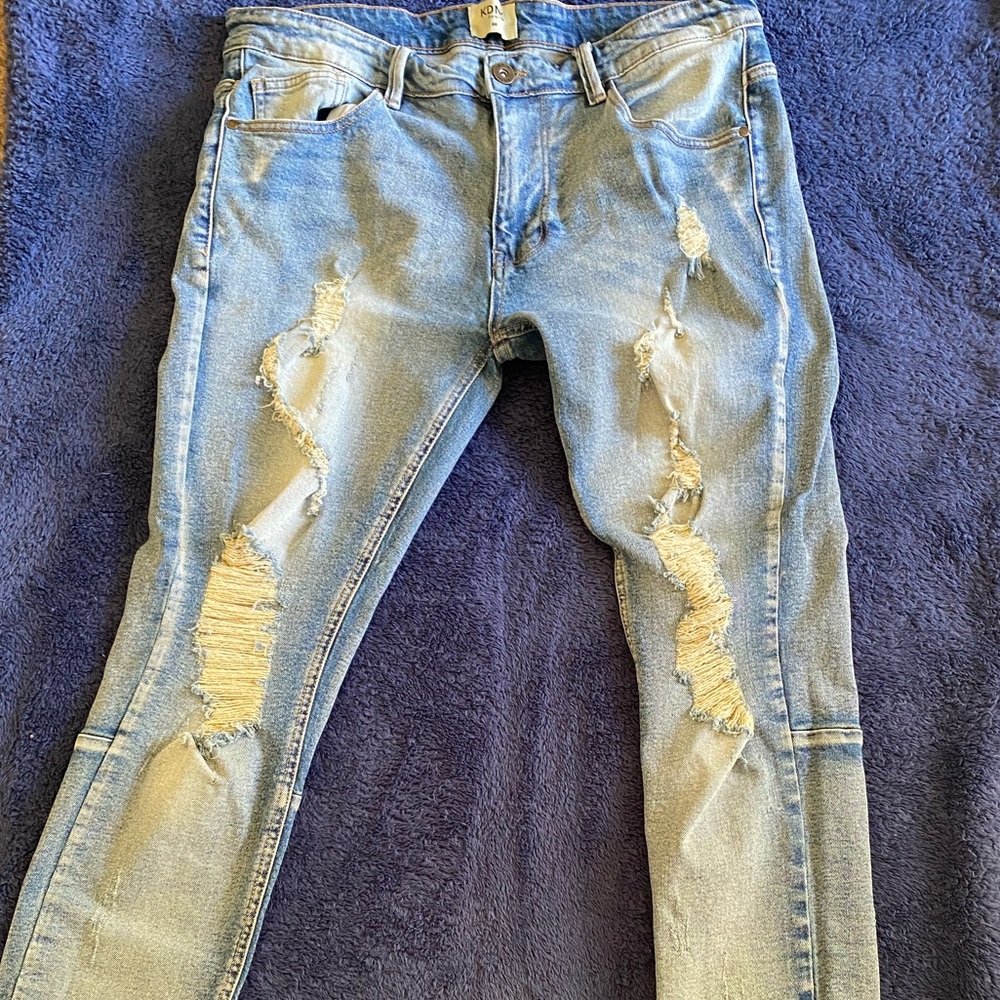 Distress denim